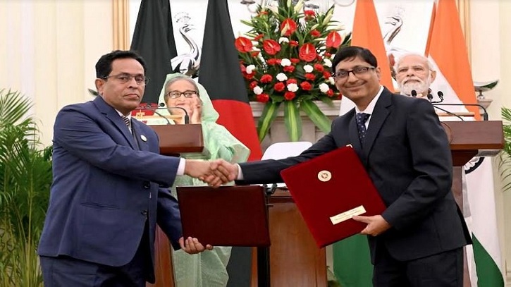 বাংলাদেশ ও ভারতের মধ্যে ৭টি সমঝোতা স্মারক স্বাক্ষরিত বাংলাদেশ ও ভারতের মধ্যে ৭টি সমঝোতা স্মারক স্বাক্ষরিত