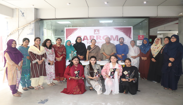 সিডব্লিউইউ-এর ক্যারম টুর্নামেন্টে বিজয়ী যারা
