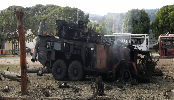 যুক্তরাষ্ট্র সেনা ঘাঁটিসহ বিভিন্ন বেসামরিক স্থাপনায় হামলা চালিয়েছে বলে অভিযোগ করেছে কারাকাস। ছবি : ডয়চে ভেলে।