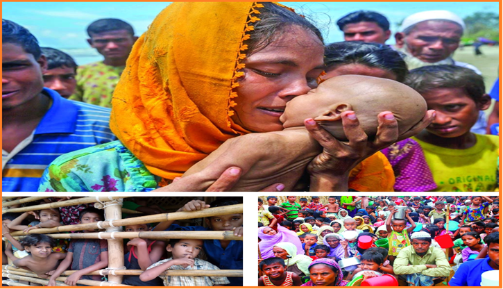 সবার আগে প্রয়োজন রোহিঙ্গা শরণার্থীদের মানুষ হিসেবে স্বীকৃতি দেওয়া। ছবি : ডেইলিএশিয়ানএইজডটকম ও ঢাকা ট্রিবিউন।