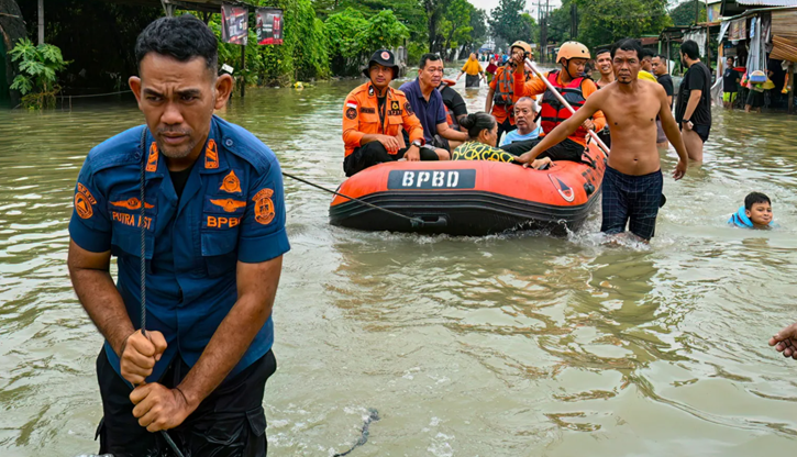 ভারী বৃষ্টিপাতের কারণে সৃষ্ট বন্যার প্রভাবে ইন্দোনেশিয়ার সুমাত্রা দ্বীপে এখনও অনেকে নিখোঁজ রয়েছে।